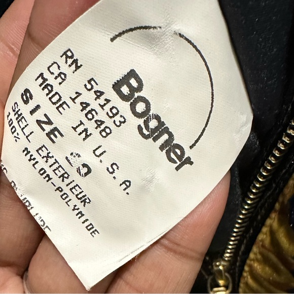 BOGNER Vintage 80s 90s Reversible Ski Jacket Versace Style Print Pattern - Picture 10 of 10